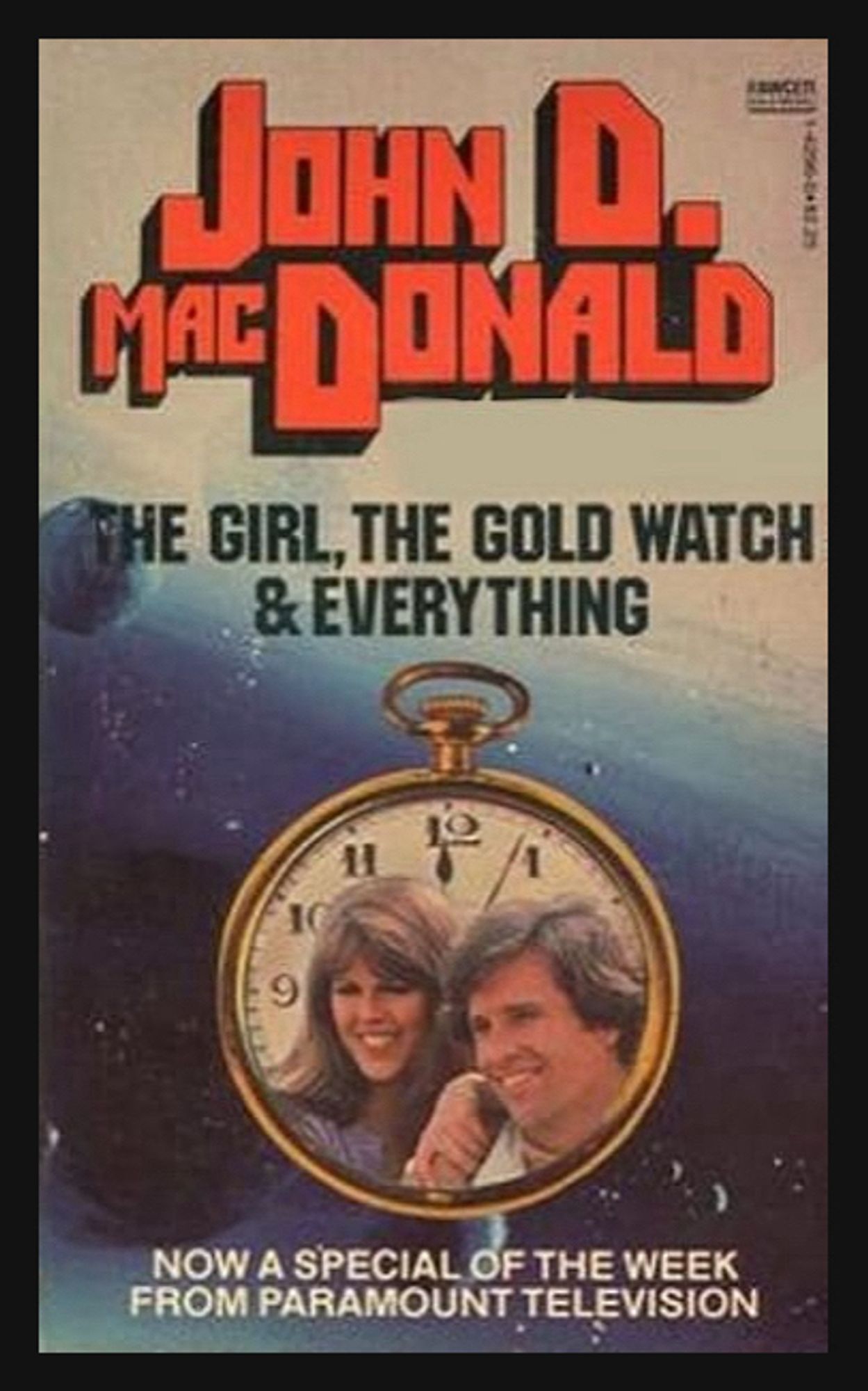 Ad image for the movie, “The girl, the gold watch, & everything”. 
This was a TV movie from 1980, starring Robert Hays and Pam Dawber.