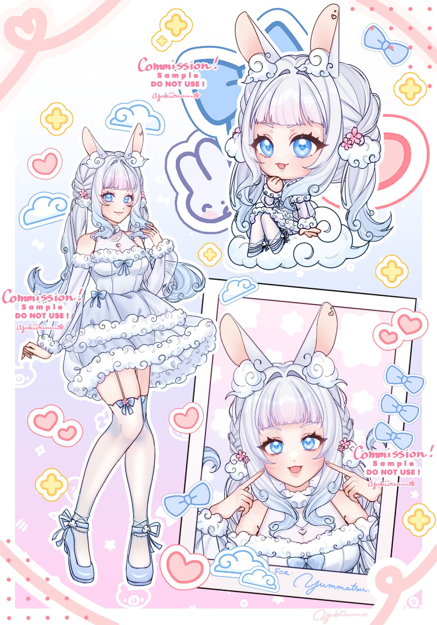 Cute Bunny anime girl vgen commission