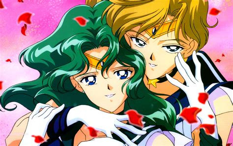 Imagen de Haruka y Michiru de la serie Sailor moon.