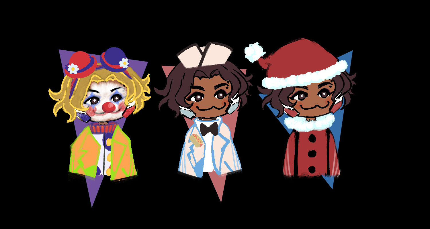 - clown (i personally LOVE clowns, but they're really divisive for some reason?)
- ice cream vendor recolor except hot dogs (+"i can dog that")
- santa/christmas skin (unless it's a reindeer which may be cute to more people)