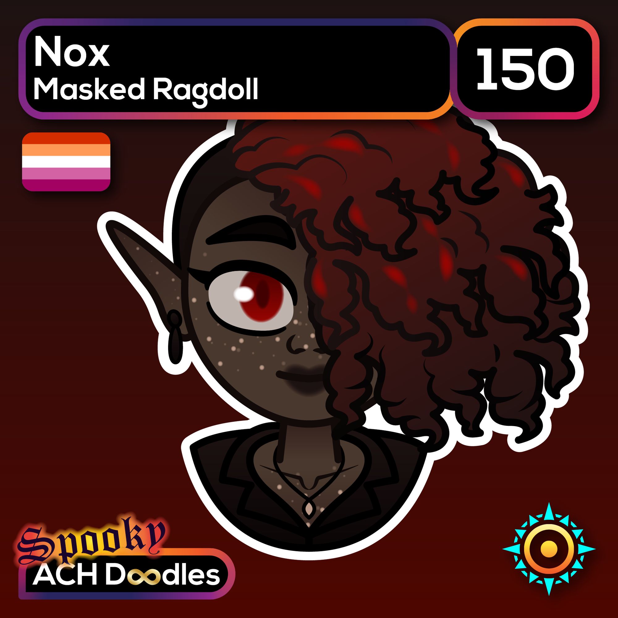 illustration of masked-ragdoll.bsky.social's Nox