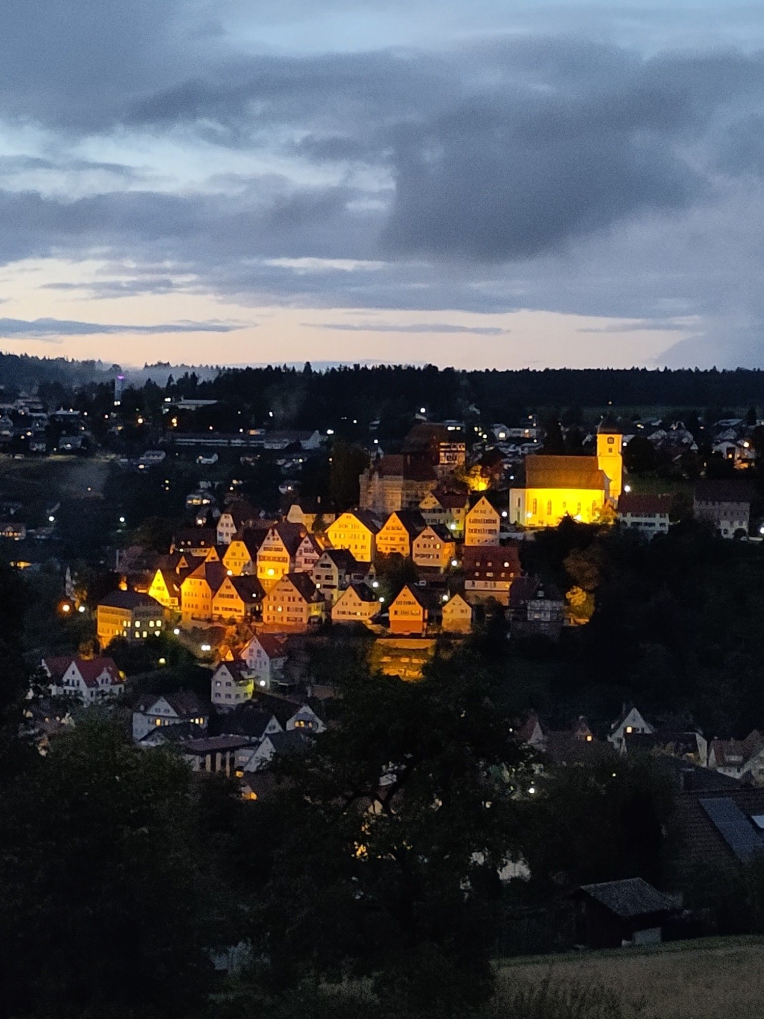 Altensteig am Vorabend des 3. Oktober 2024