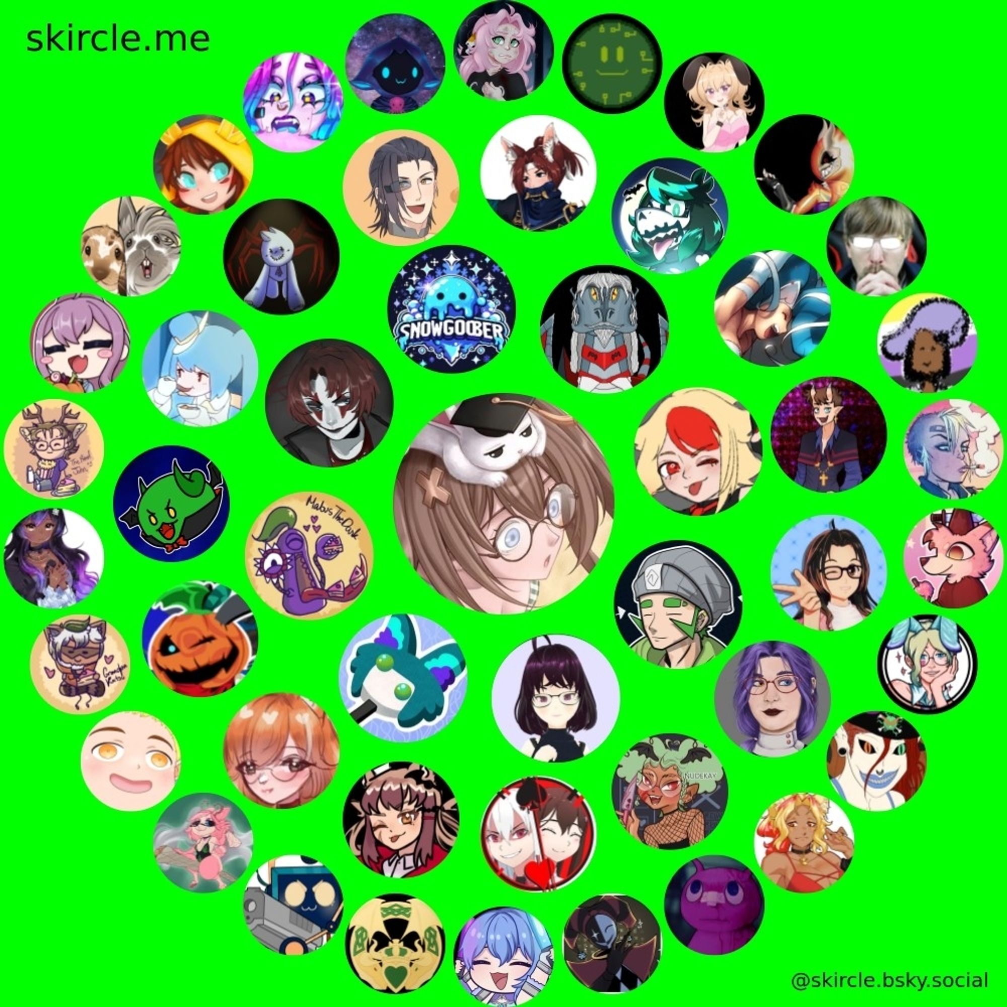 Social circle created by bsky's skircle.me