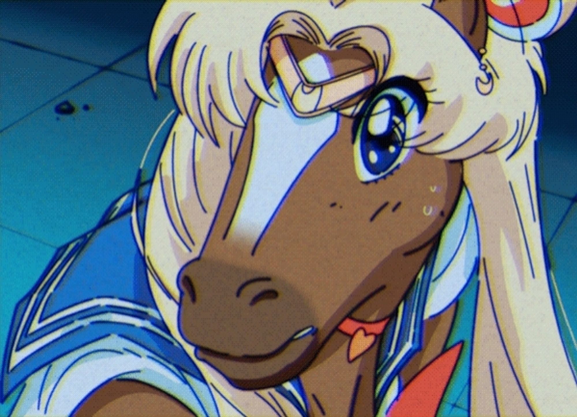 Sailor Moon as horse