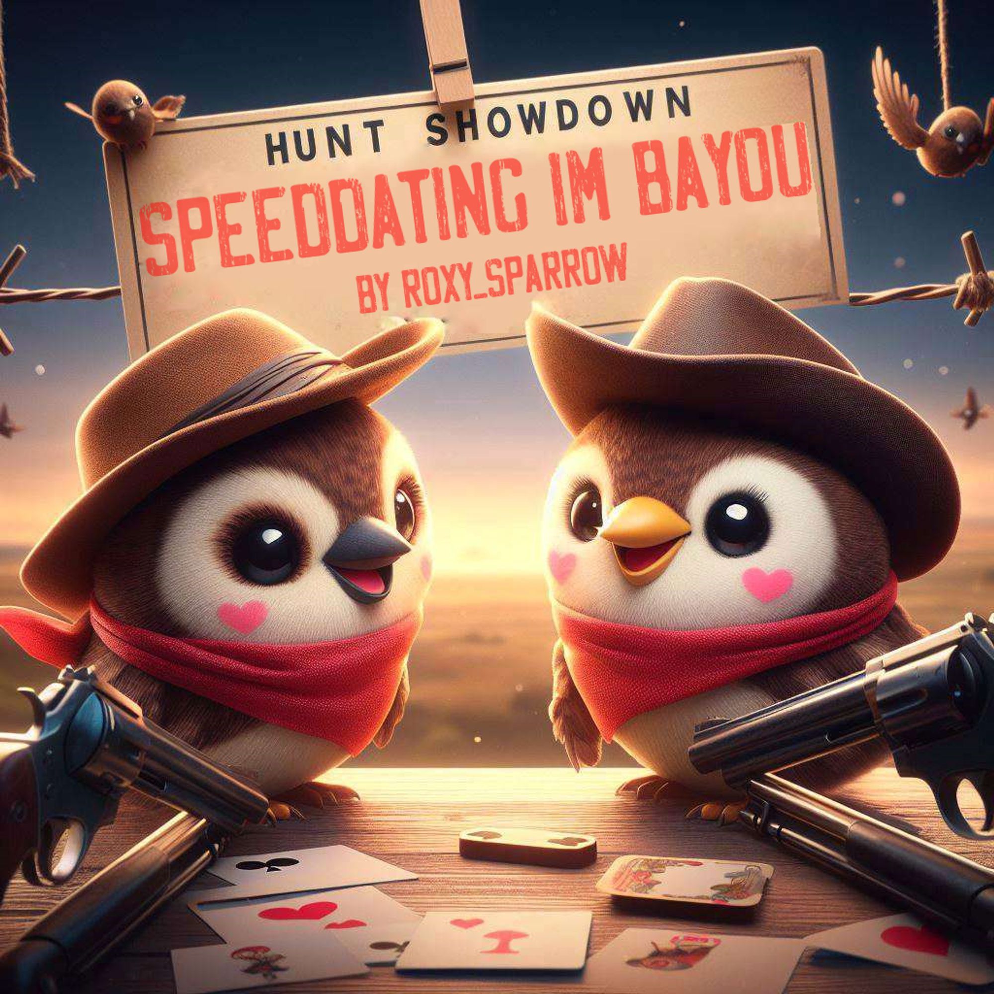 Ankündigung fürs "Speeddating im Bayou - ein Hunt: Showdown Event" organisiert von Roxy_Sparrow