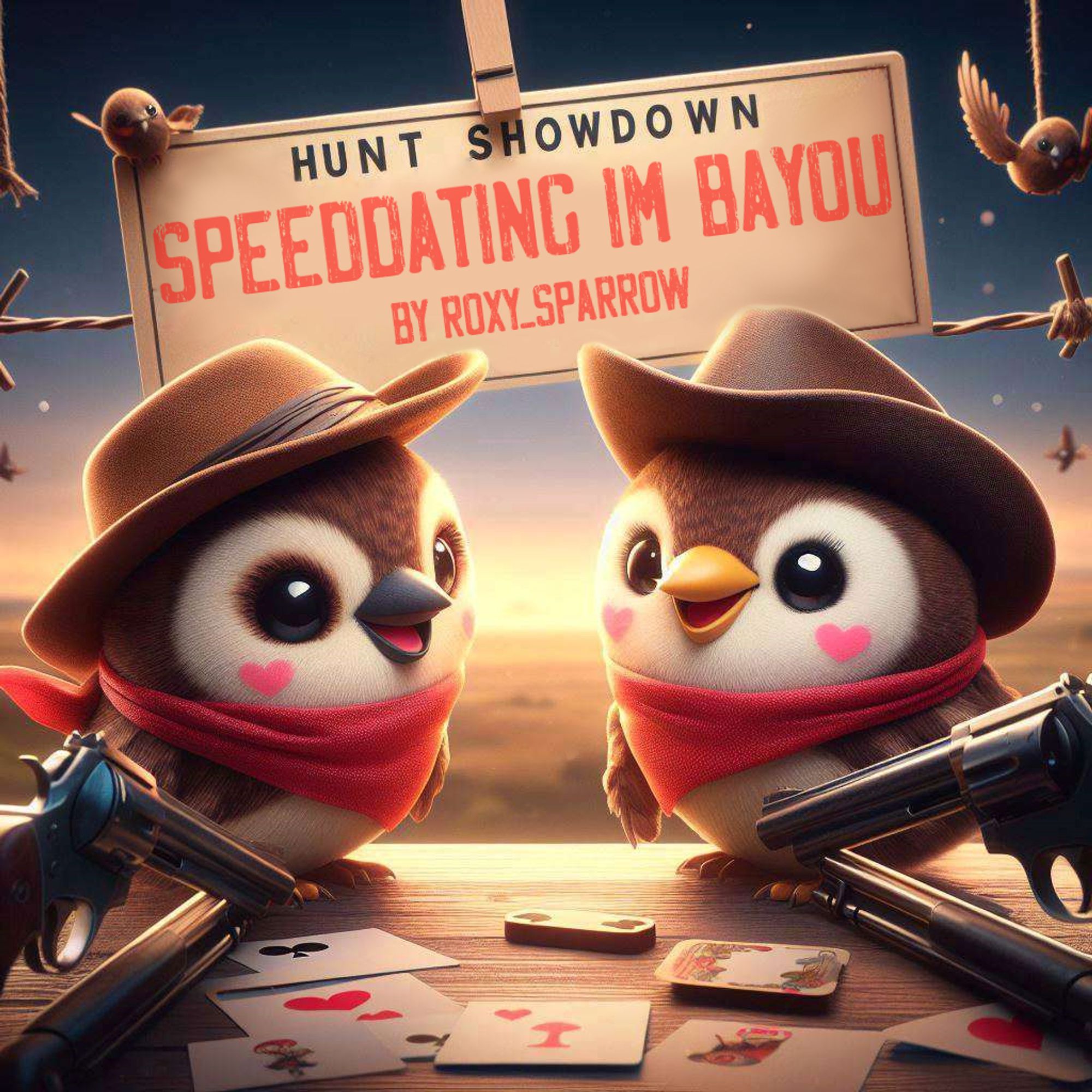 Ankündigung fürs Speeddating im Bayou - ein Hunt: Showdown Event organisiert von Roxy_Sparrow