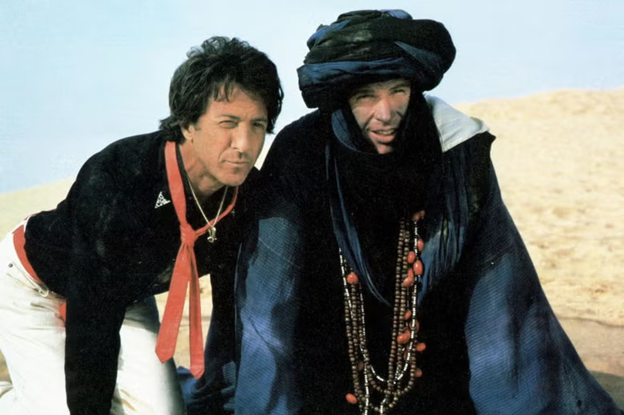 Dustin Hoffman and Warren Beatty in 'Ishtar' (1987)