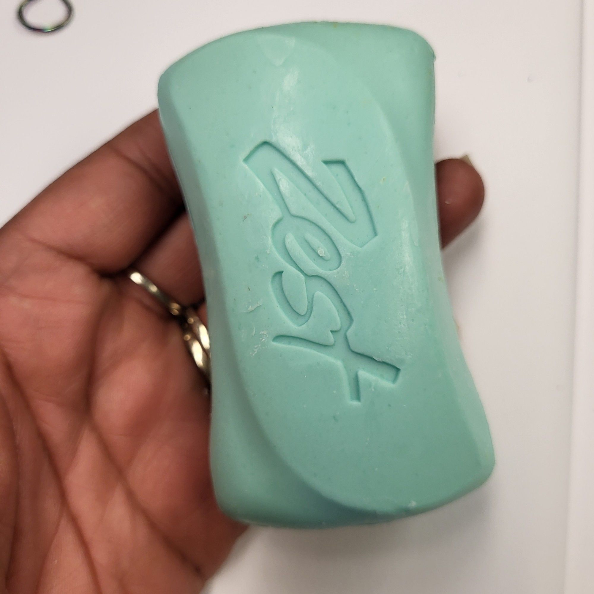 Aqua green bar of Zest Soap