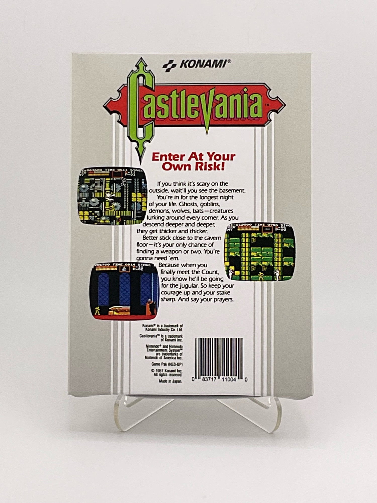 Castlevania - back box art