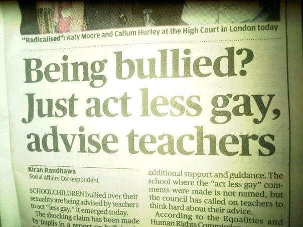 Just act Les gay… duh