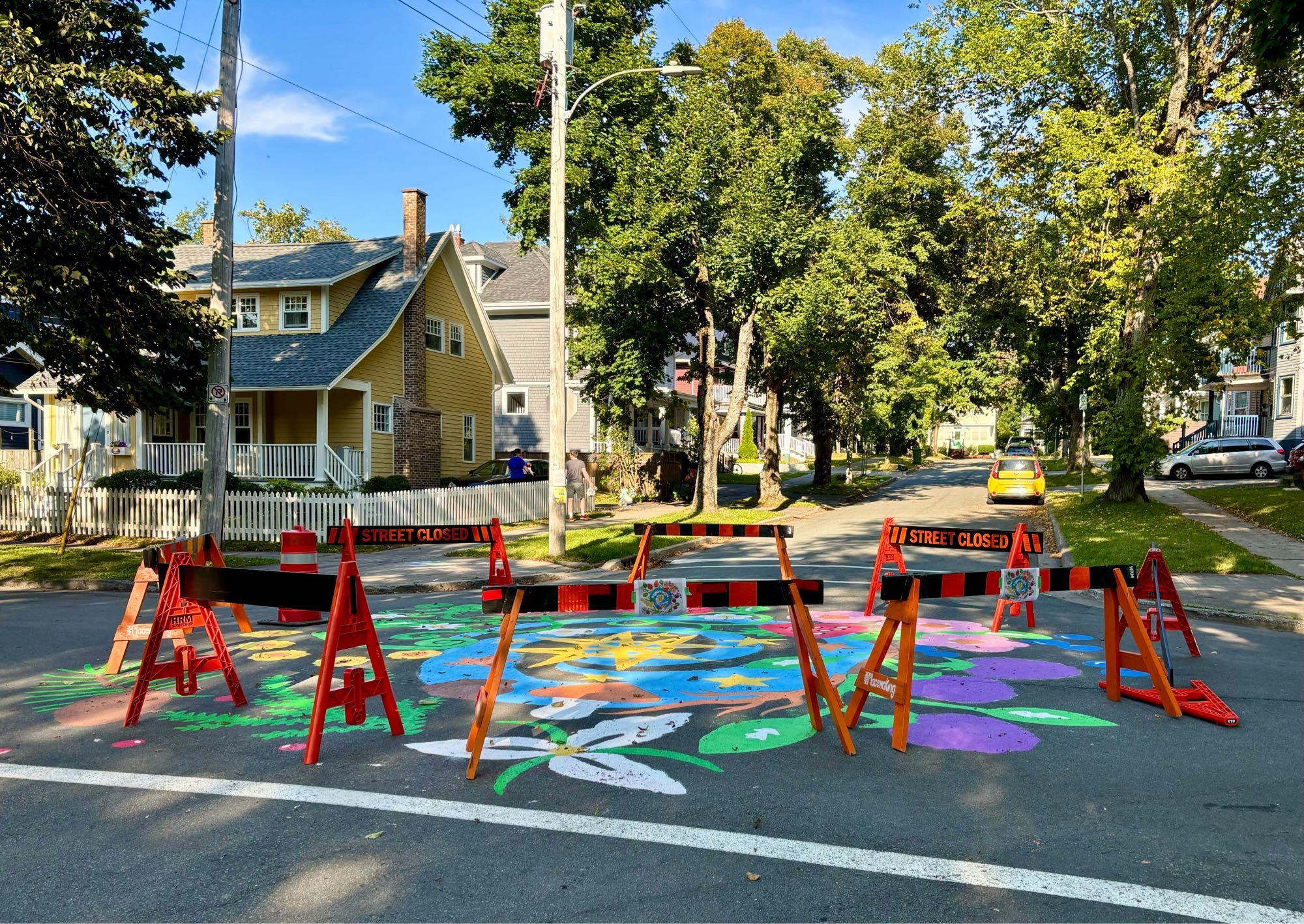 Colourful street art