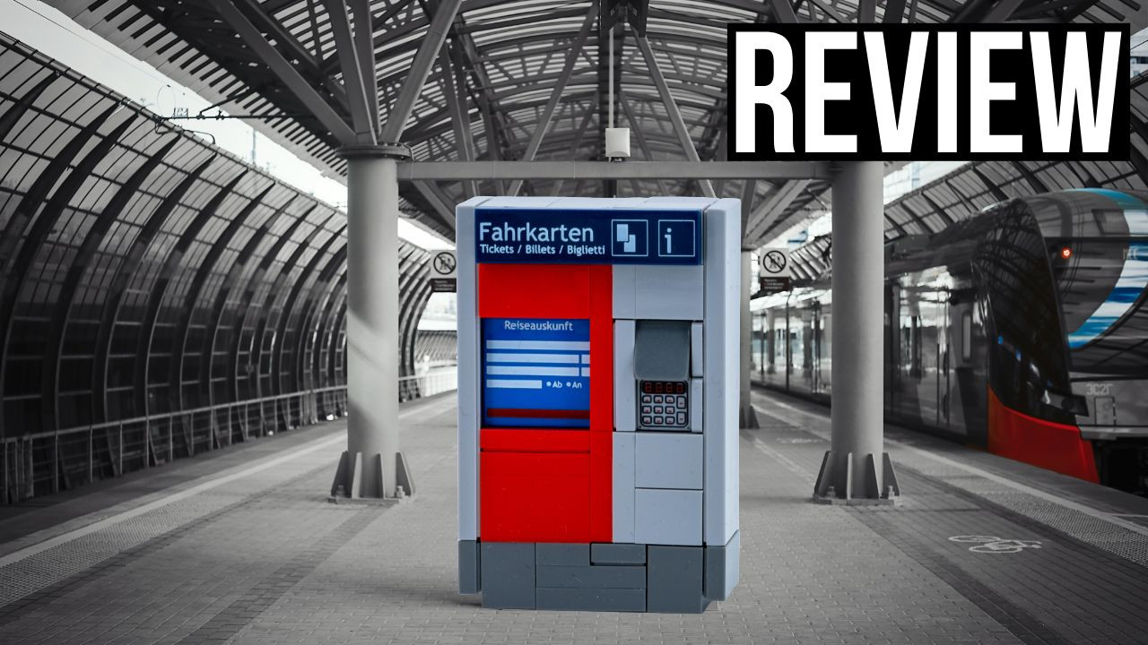 MunichBricks Fahrkartenautomat DB 3er Set mit Prints KURZ REVIEW | Set DBA-CL240