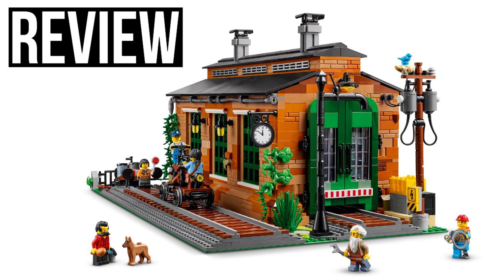 LEGO BrickLink Designer Program Alter Lokschuppen COMMUNITY REVIEW | Set 910033