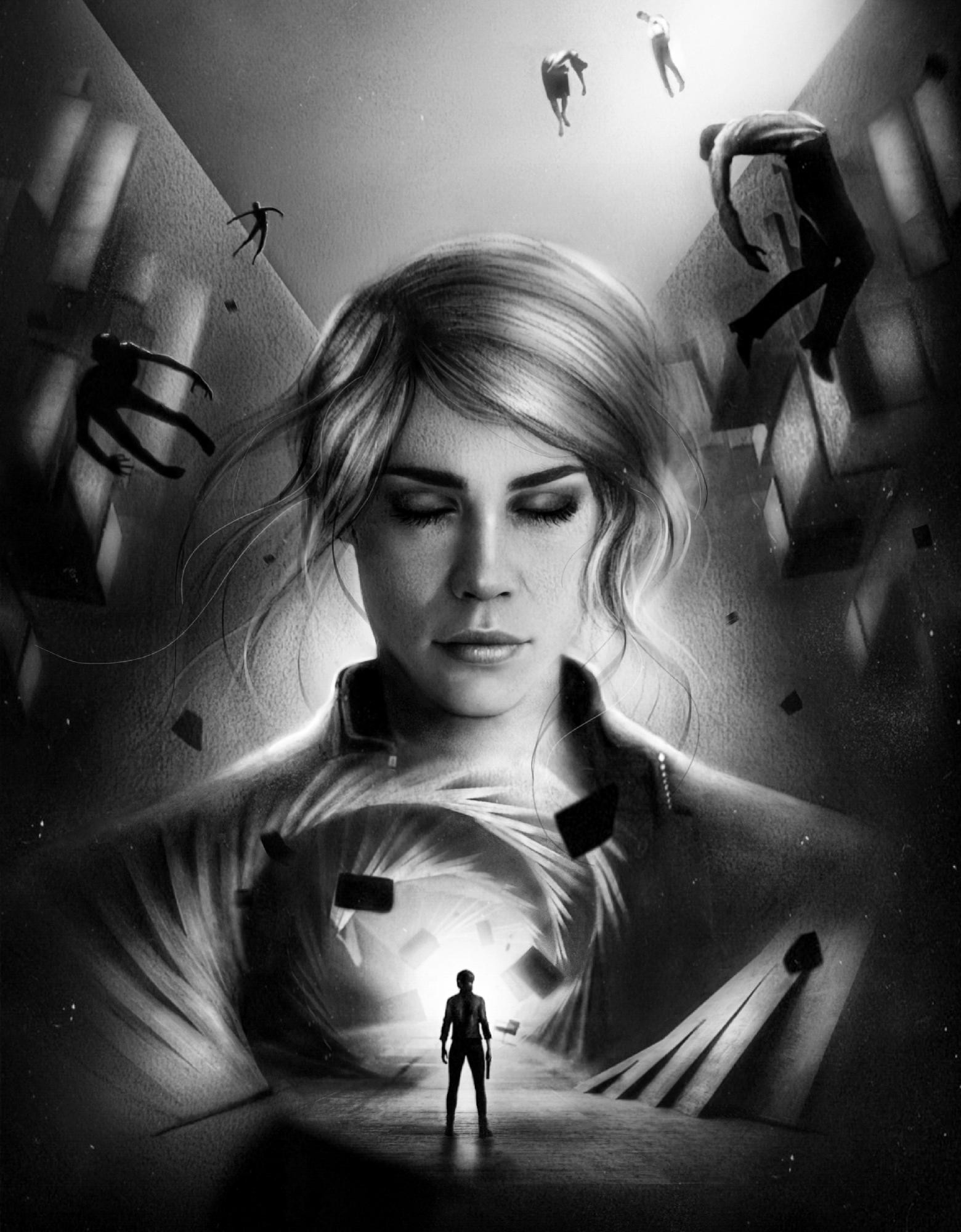 Art of Jesse Faden from Control. 