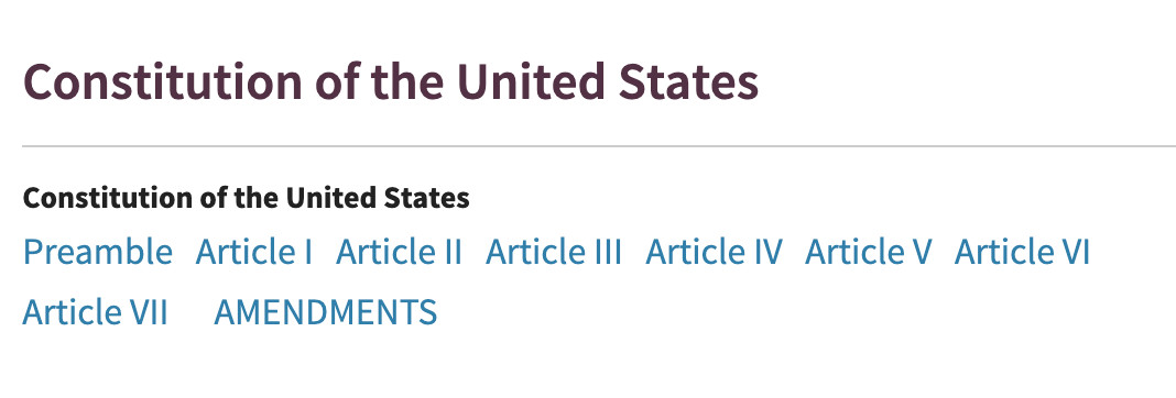 US constitution