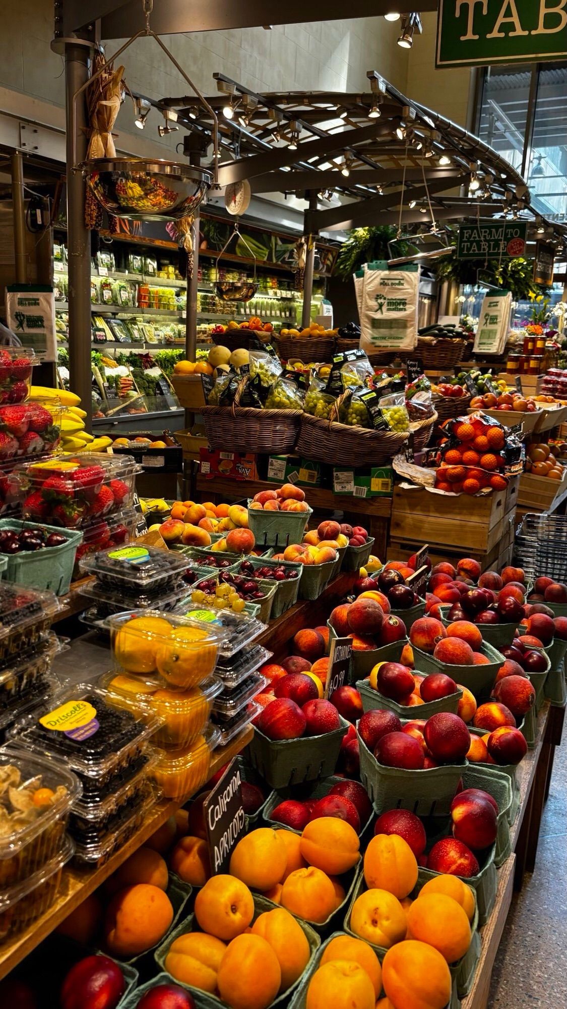 Photo of the produce section at Grand Central market