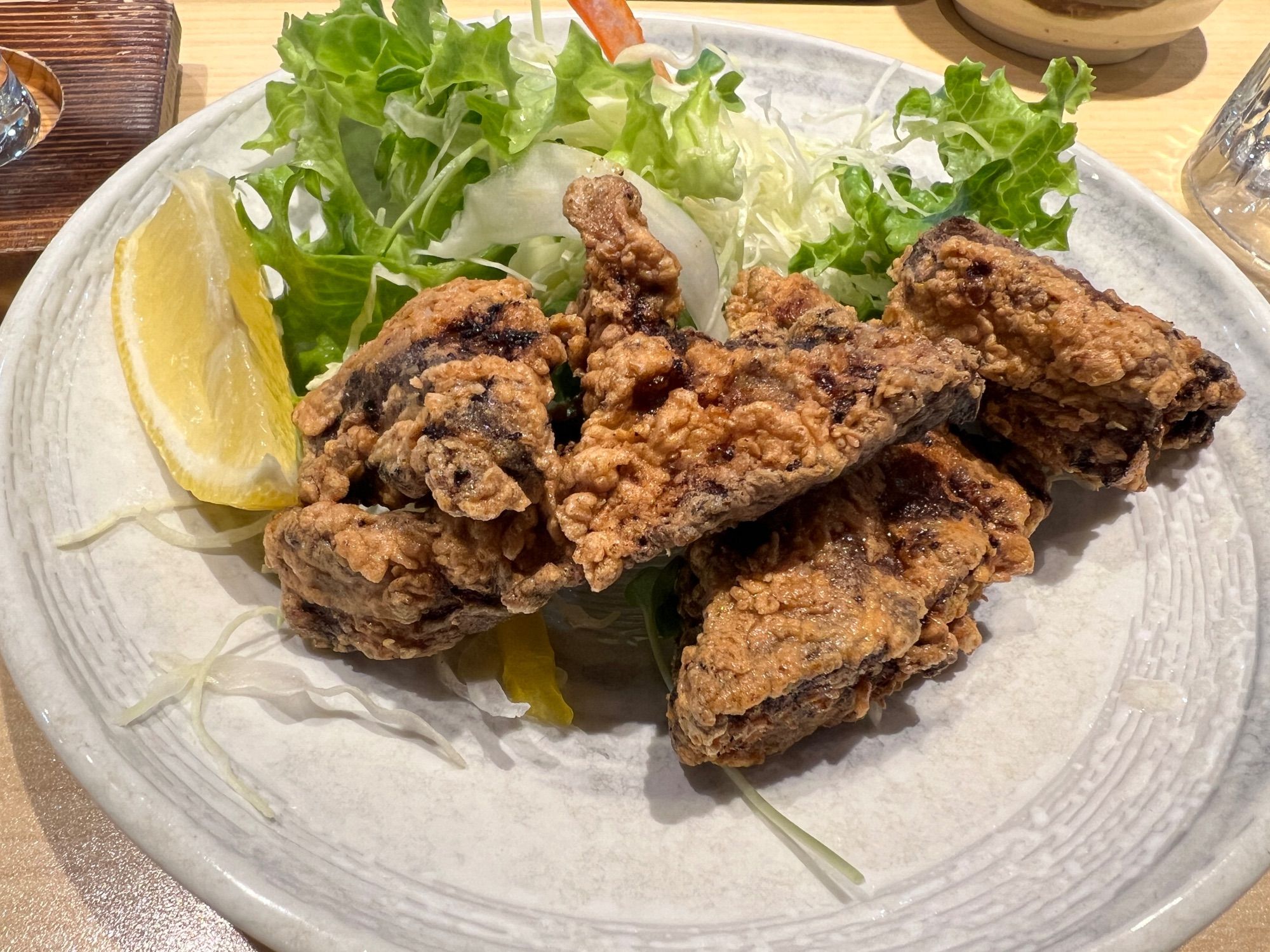 焼き物（マグロの唐揚げでした）