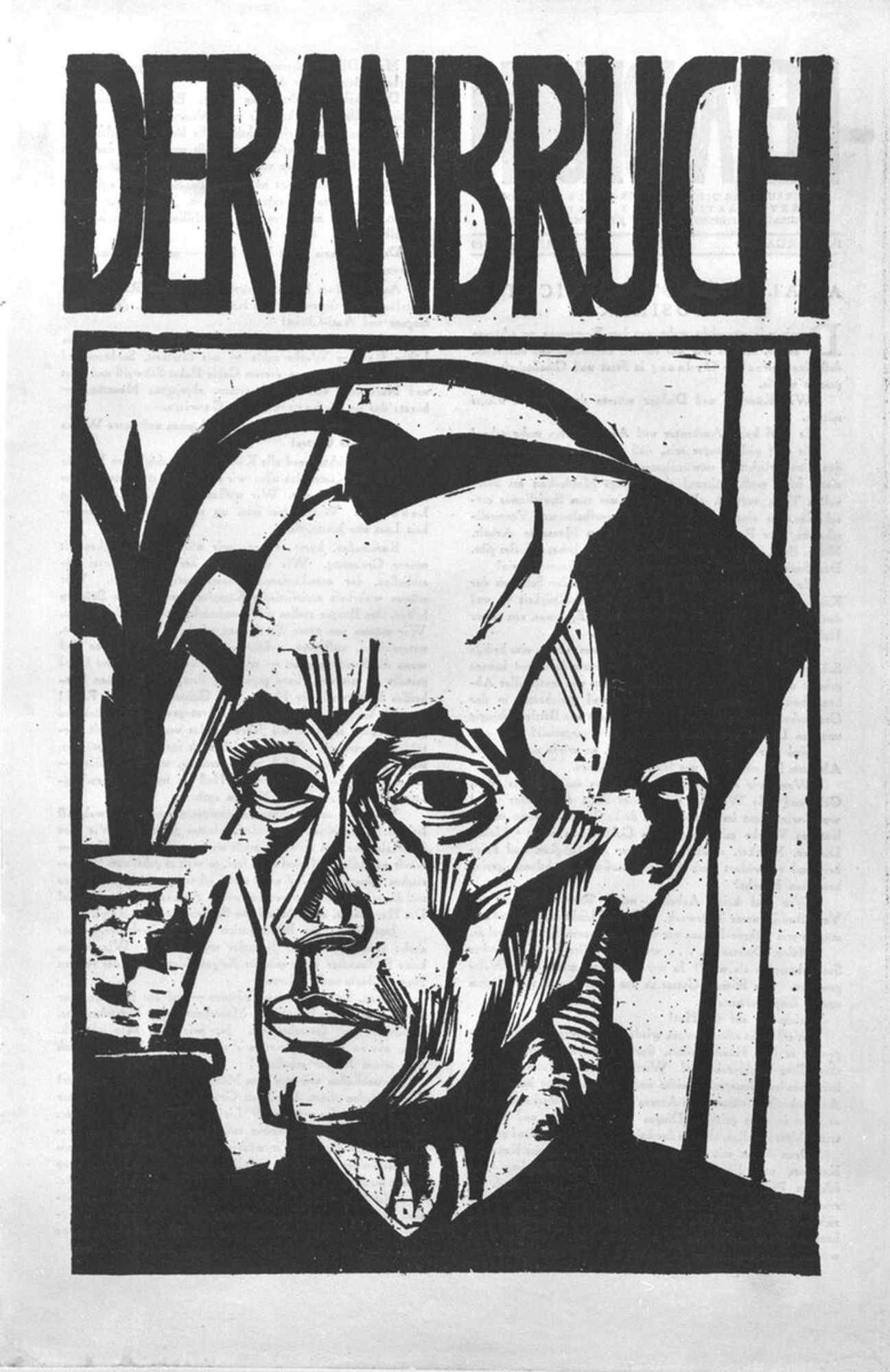 Bildnis E.H. 1919 (Cover for Der Anbruch)