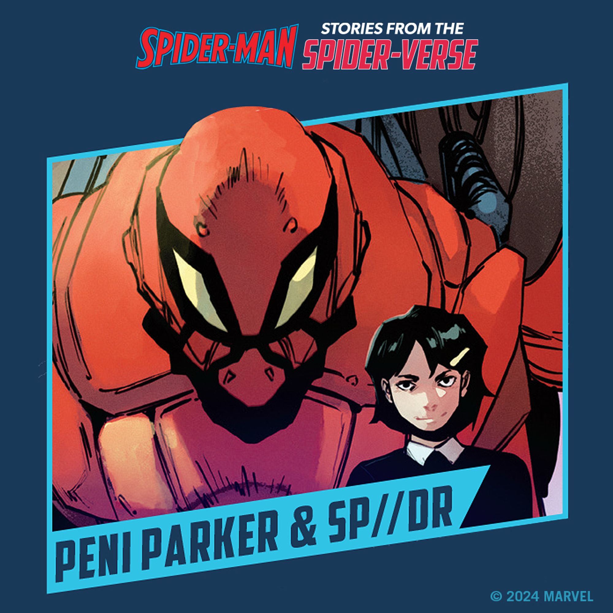 illustration of Peni Parker and SP//DR