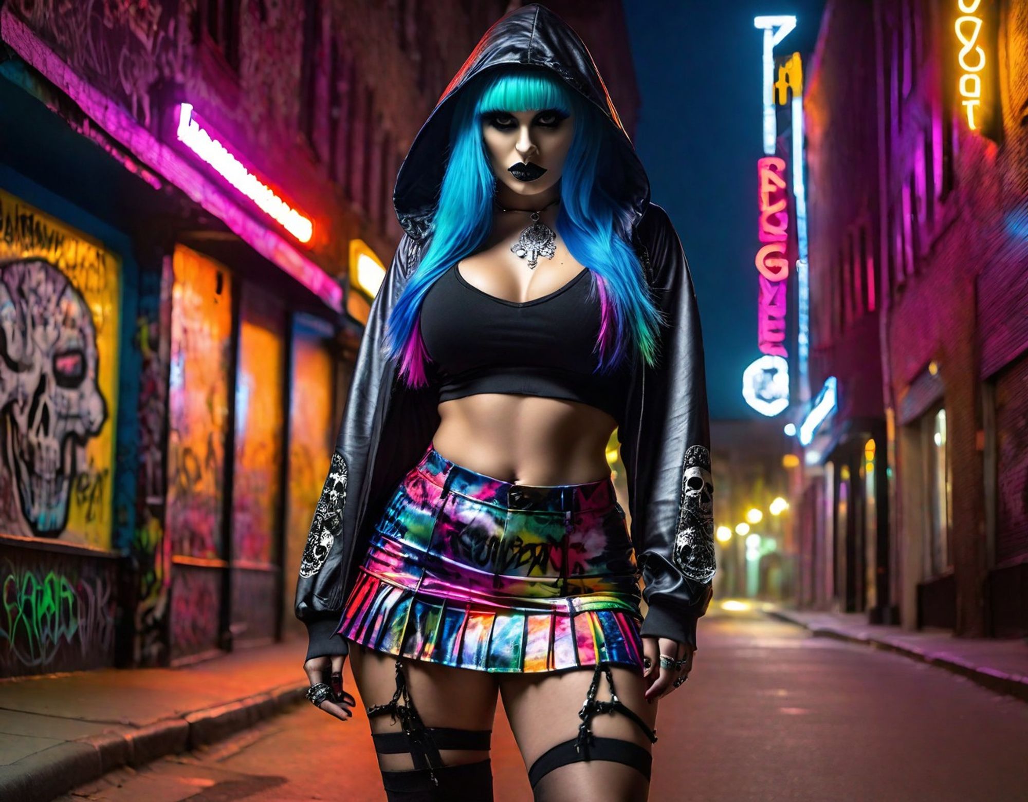 Embrace the rebellion! Immerse yourself in the world of Graffiti Girls, where models with a gothic, punk rock edge unleash their artistic fire through vibrant graffiti. Join them on their global journey, defying expectations and living life on their own terms.

Explore exclusive high-resolution images, including stunning artwork and classic centerfolds, on DeviantArt.

Graffiti Girls are a creative collaboration by ZymzAlchemy, born from pencil sketches and brought to life through digital art tools.

All images © ZymzAlchemy. Please credit or link when sharing.