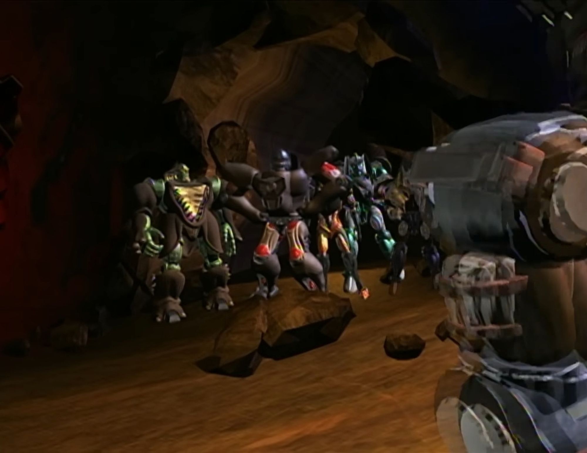 Fellow Maximal, Rattrap approaches them. They're all in the same position but now Airazor is standing behind Optimus