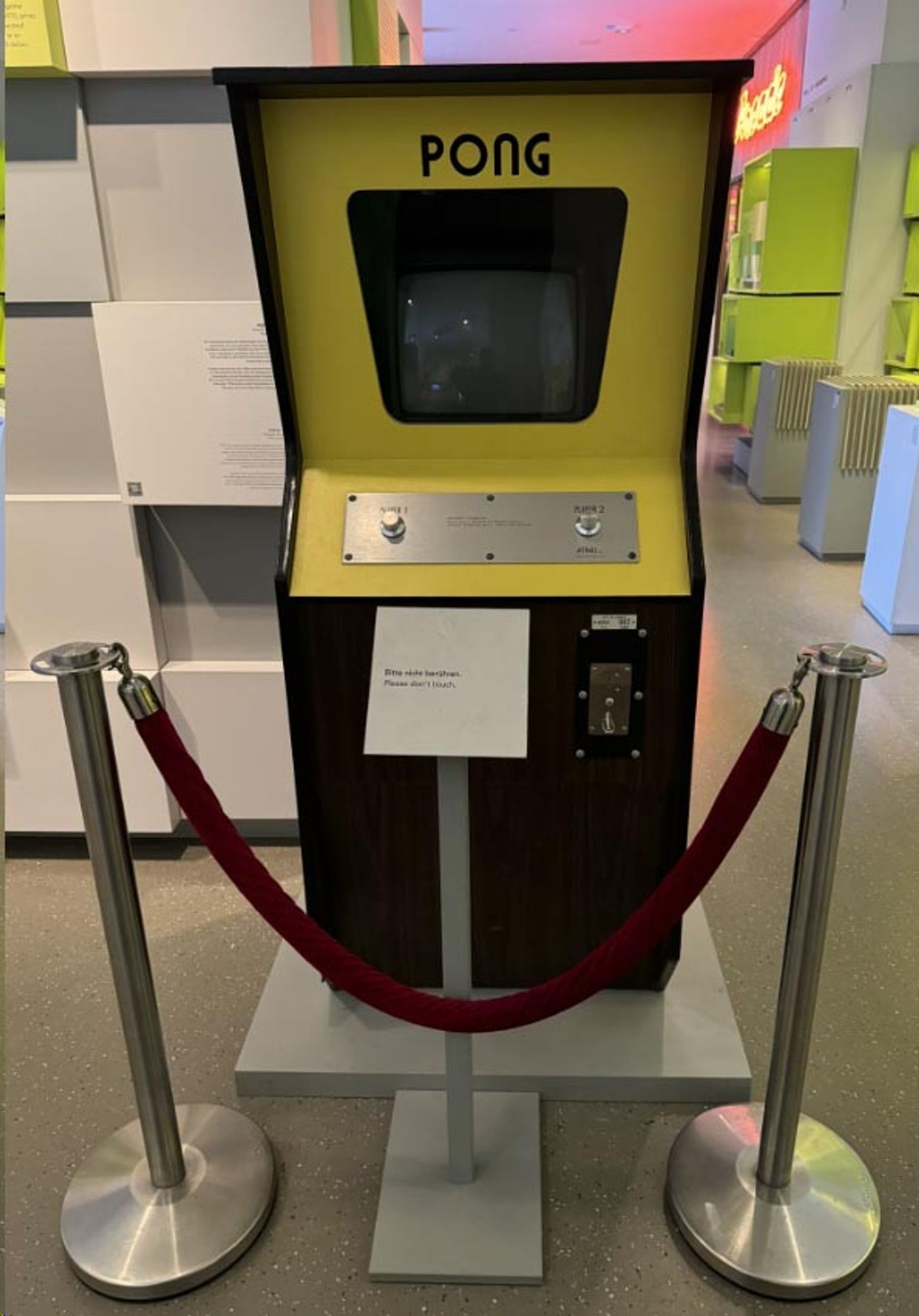 Image of old video game machine