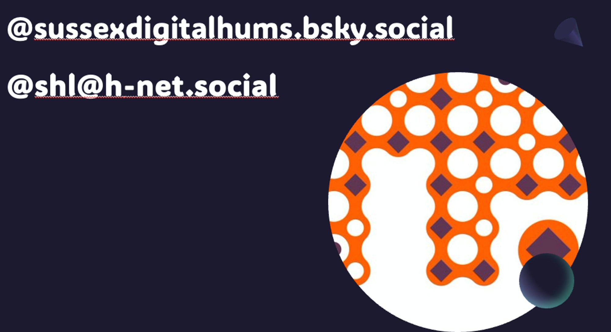 logo with social media addresses