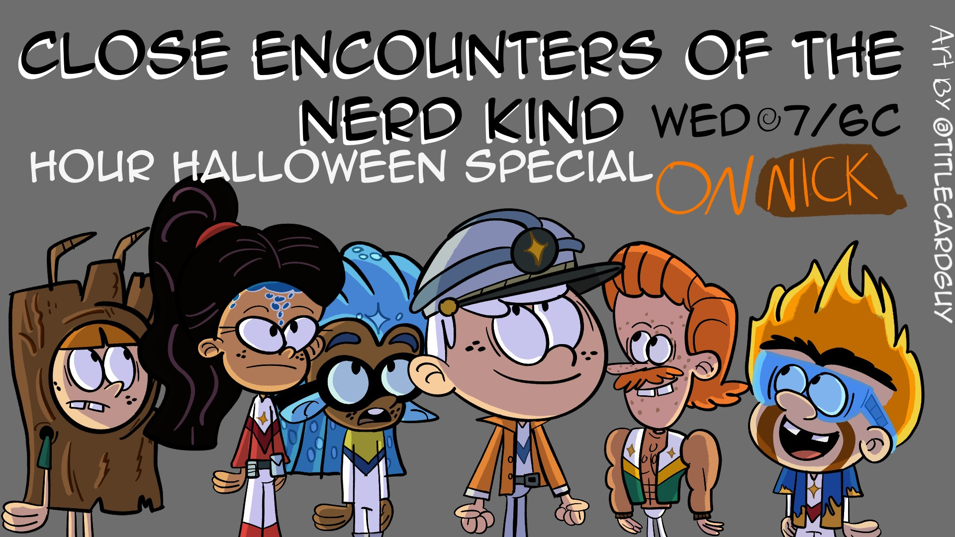 My new promo art of new loud House Hour Halloween special