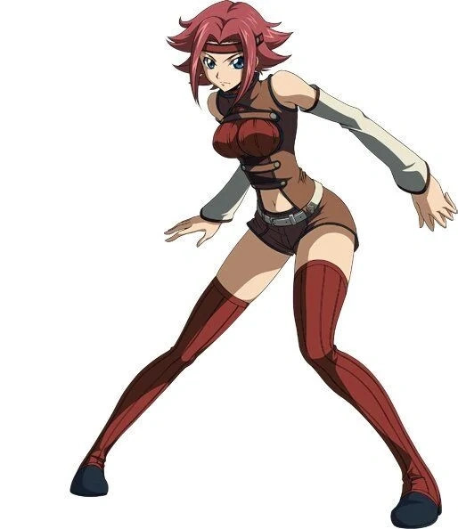 Kallen Kozuki in her rebel attire