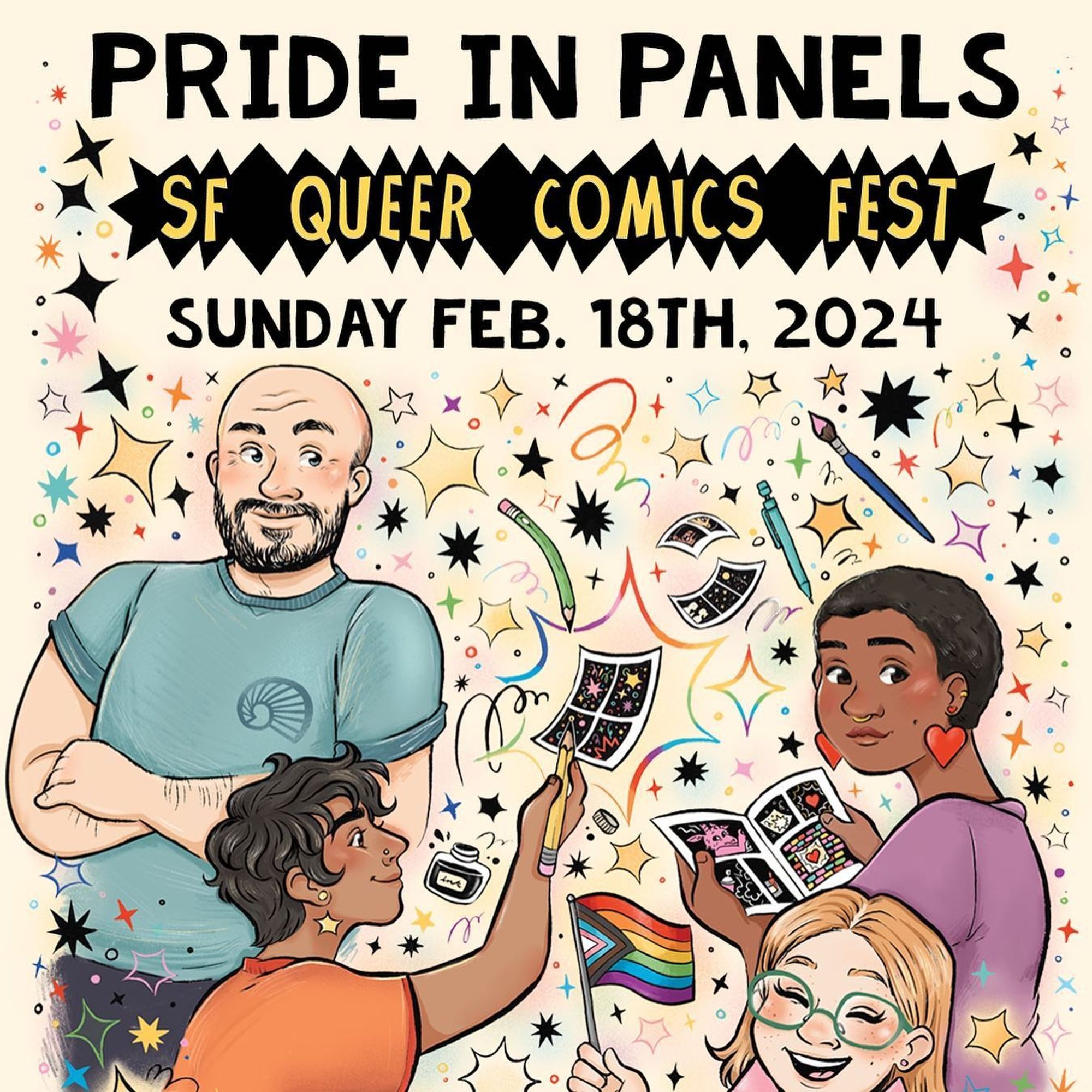 Pride in Panels poster