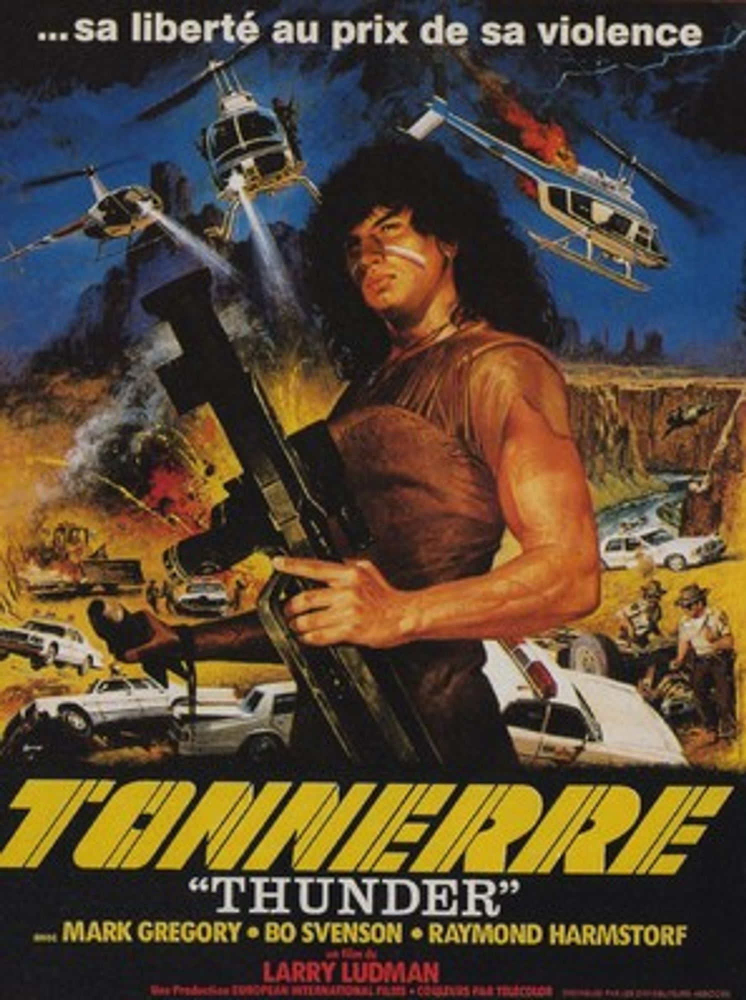 THUNDER (1983) poster