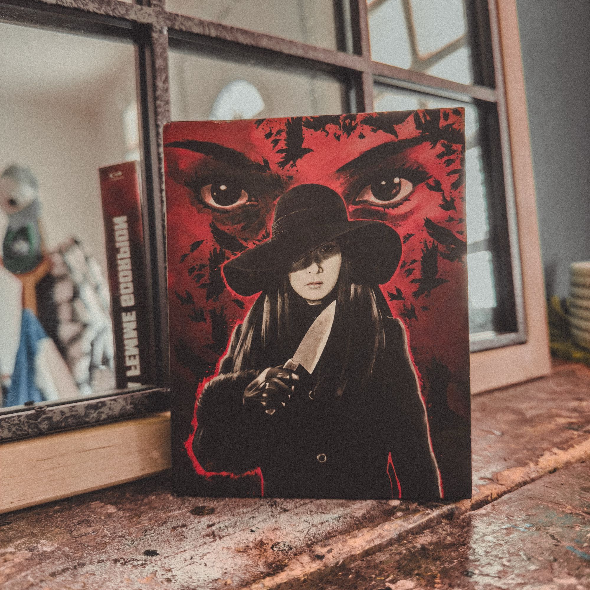 Recto du coffret de la tétralogie « La Femme Scorpion » avec la sublime Meiko Kaji