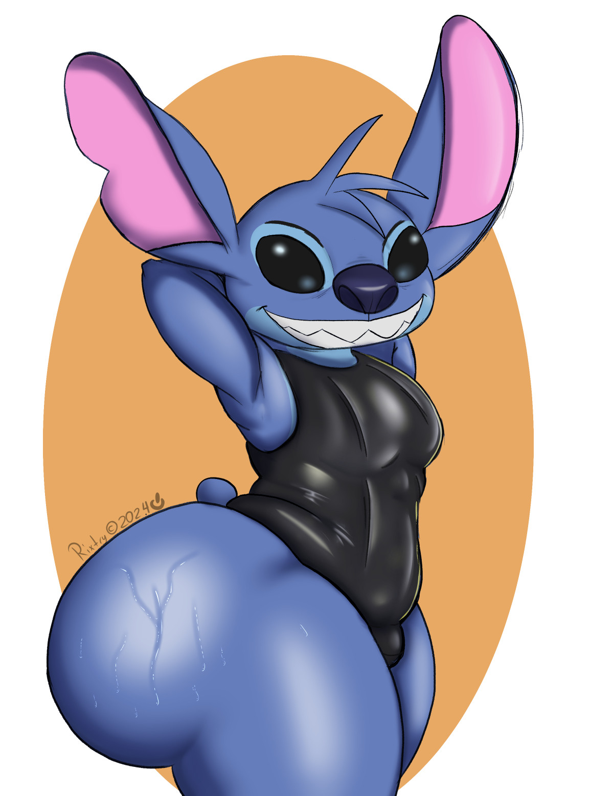 color practice with stitch lel outfit based from submarine_screw