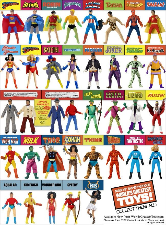 Mego World’s Greatest Superheroes