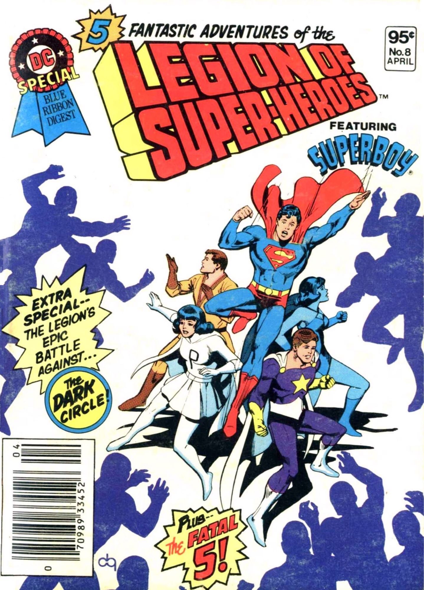 Blue Ribbon Digest 8, featuring the Legion of Super-Heroes