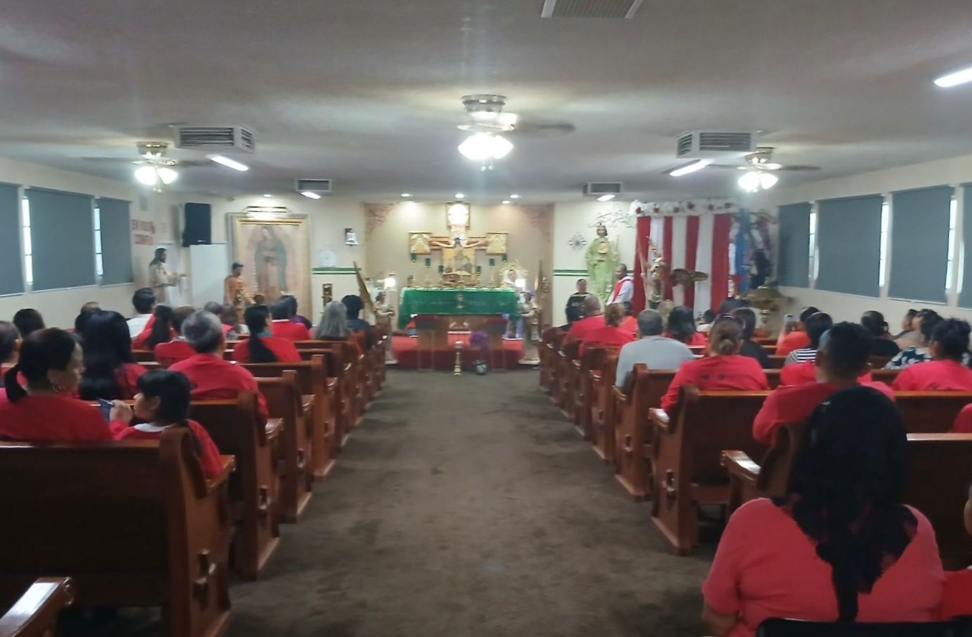 Mass marking anniversary of the death of Rosa Sanchez, who was run over and killed while working in the carrot fields.