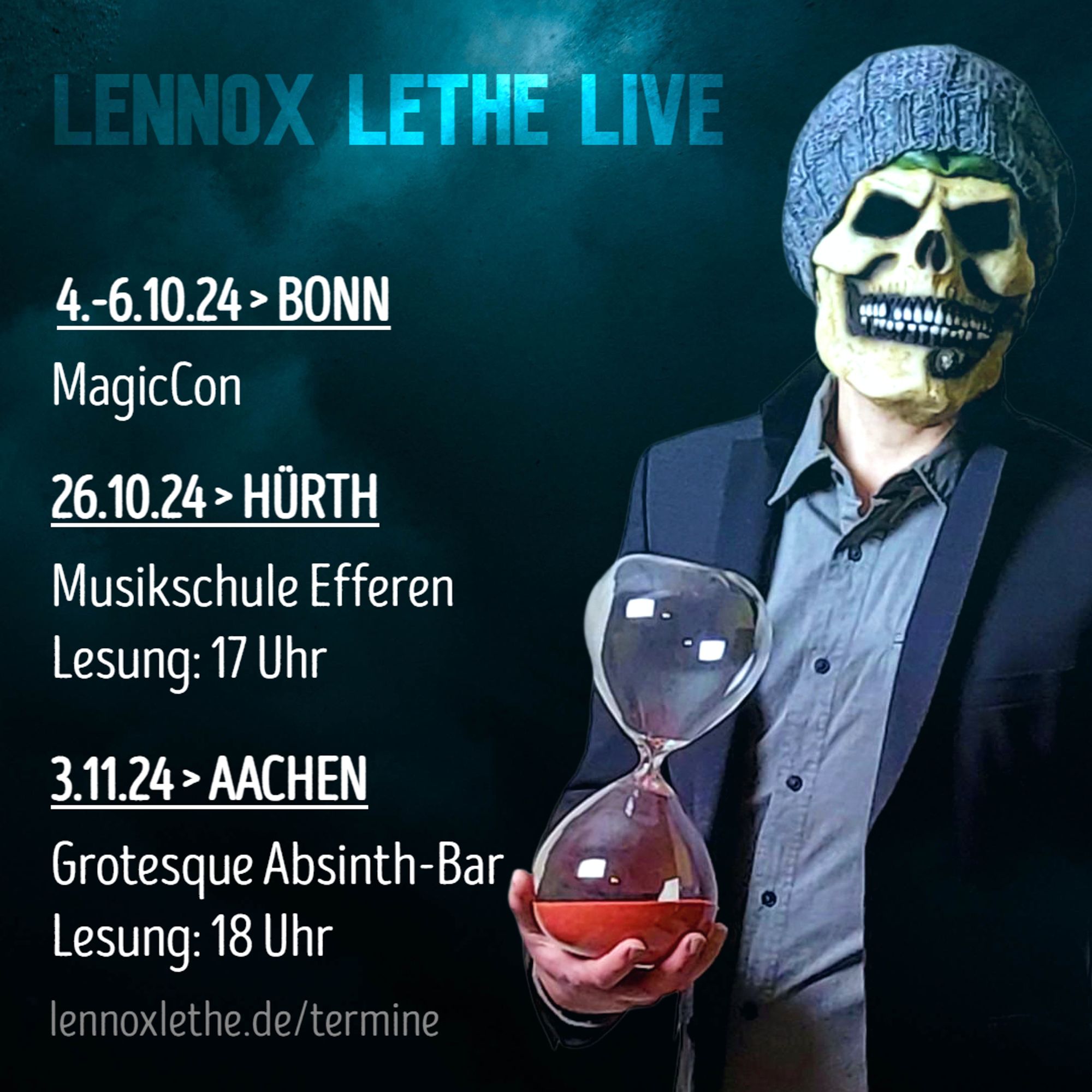 Lennox Lethe ist am 4.-6.10. auf der MagicCon in Bonn.