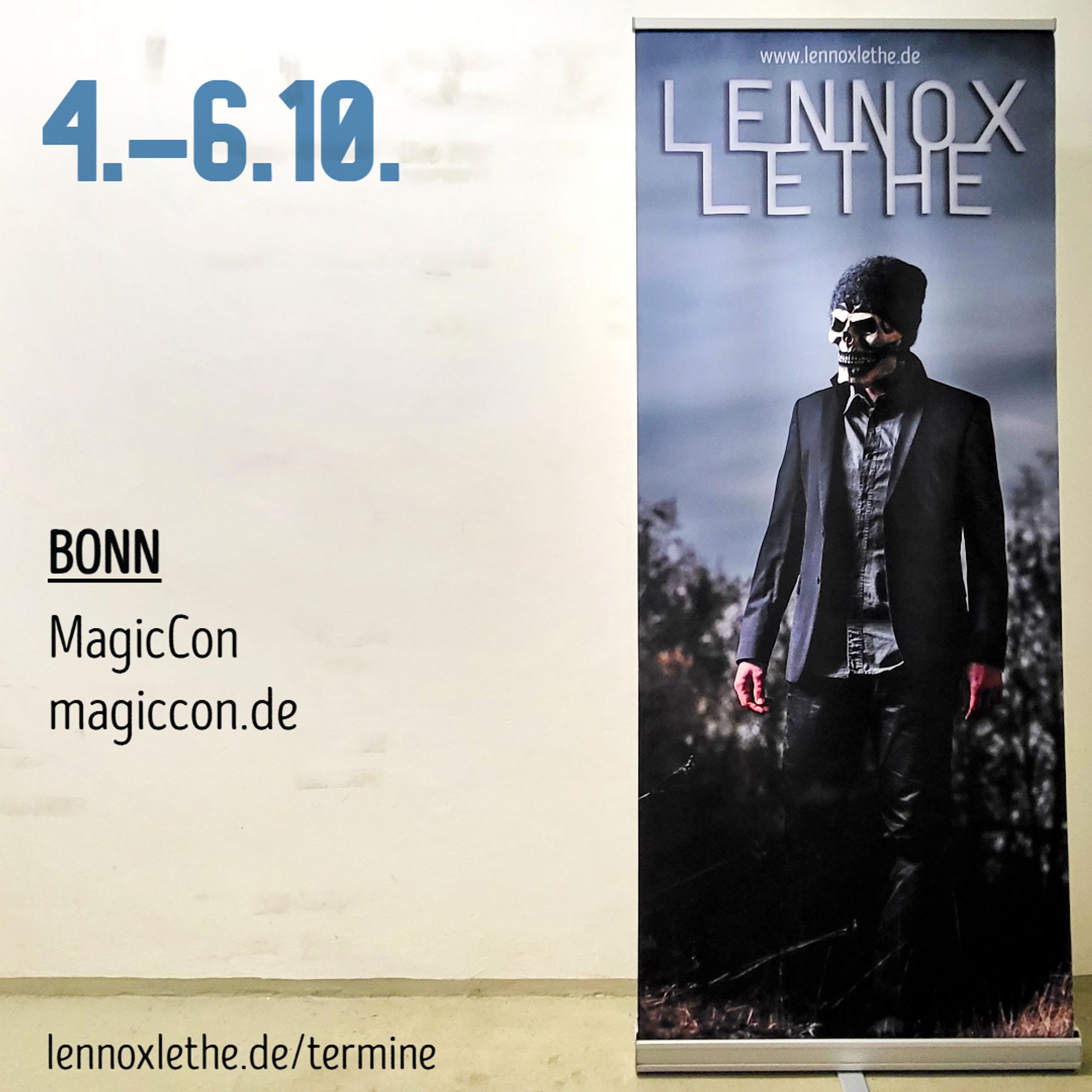 Lennox Lethe ist am 4.-6.10. auf der MagicCon in Bonn.