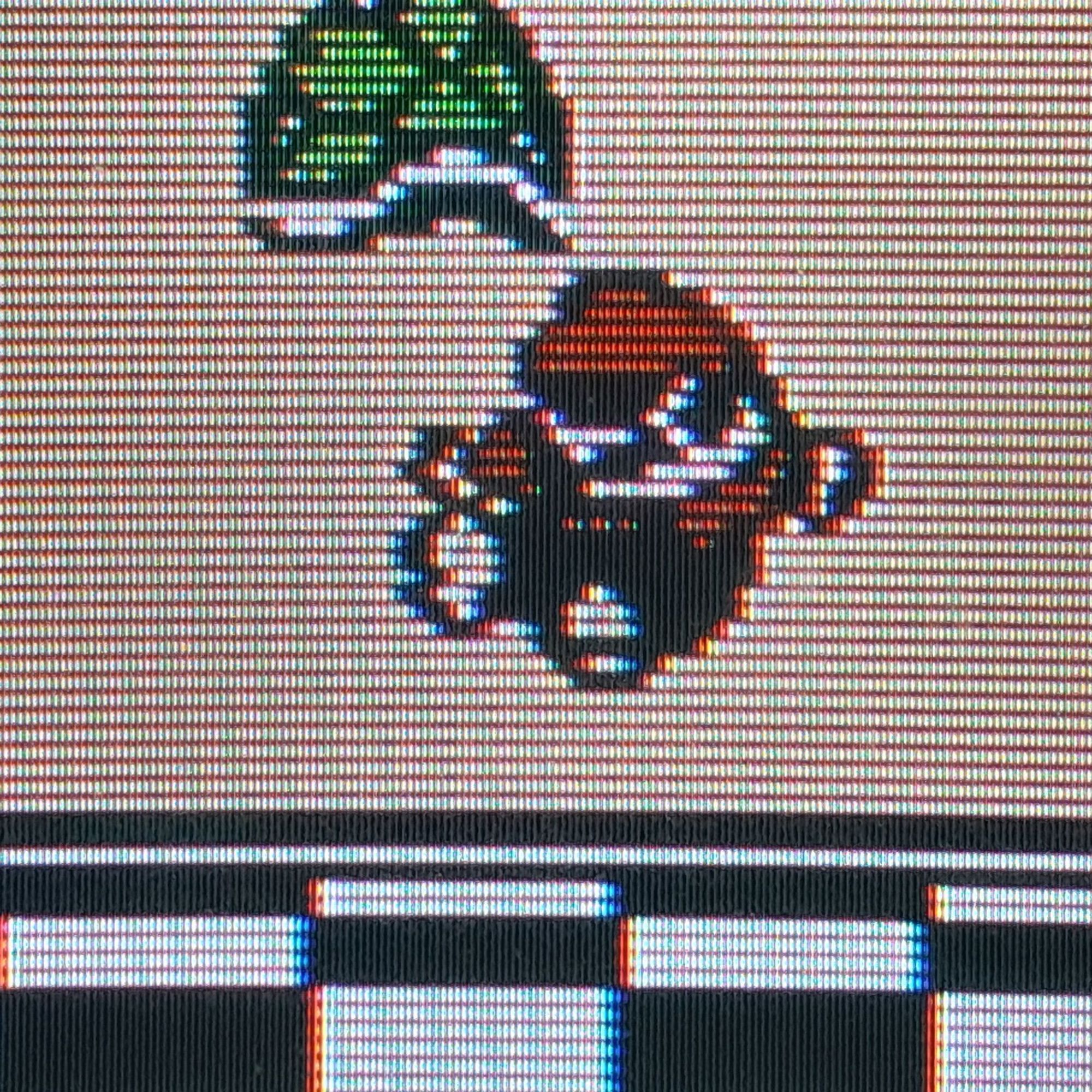 Mario getting conked in the head by a shell!!!!