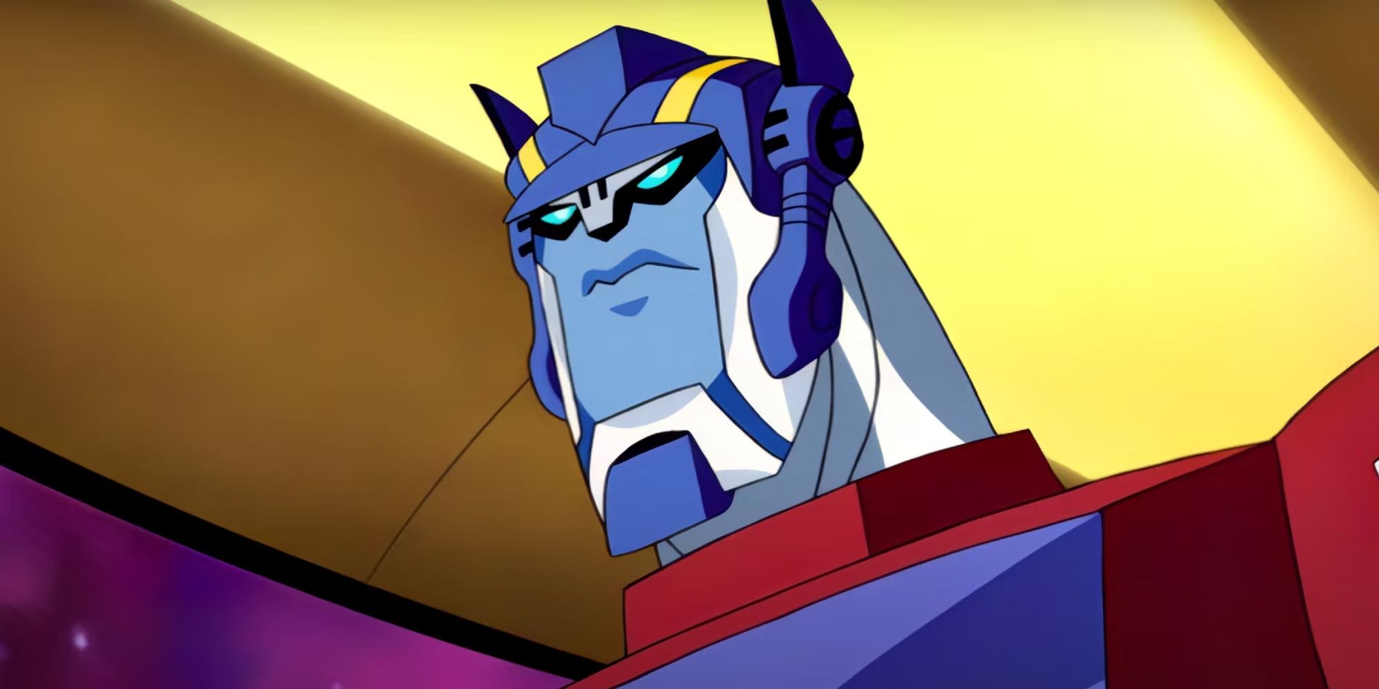 Animated Optimus, with his oh so luscious pouty lips.