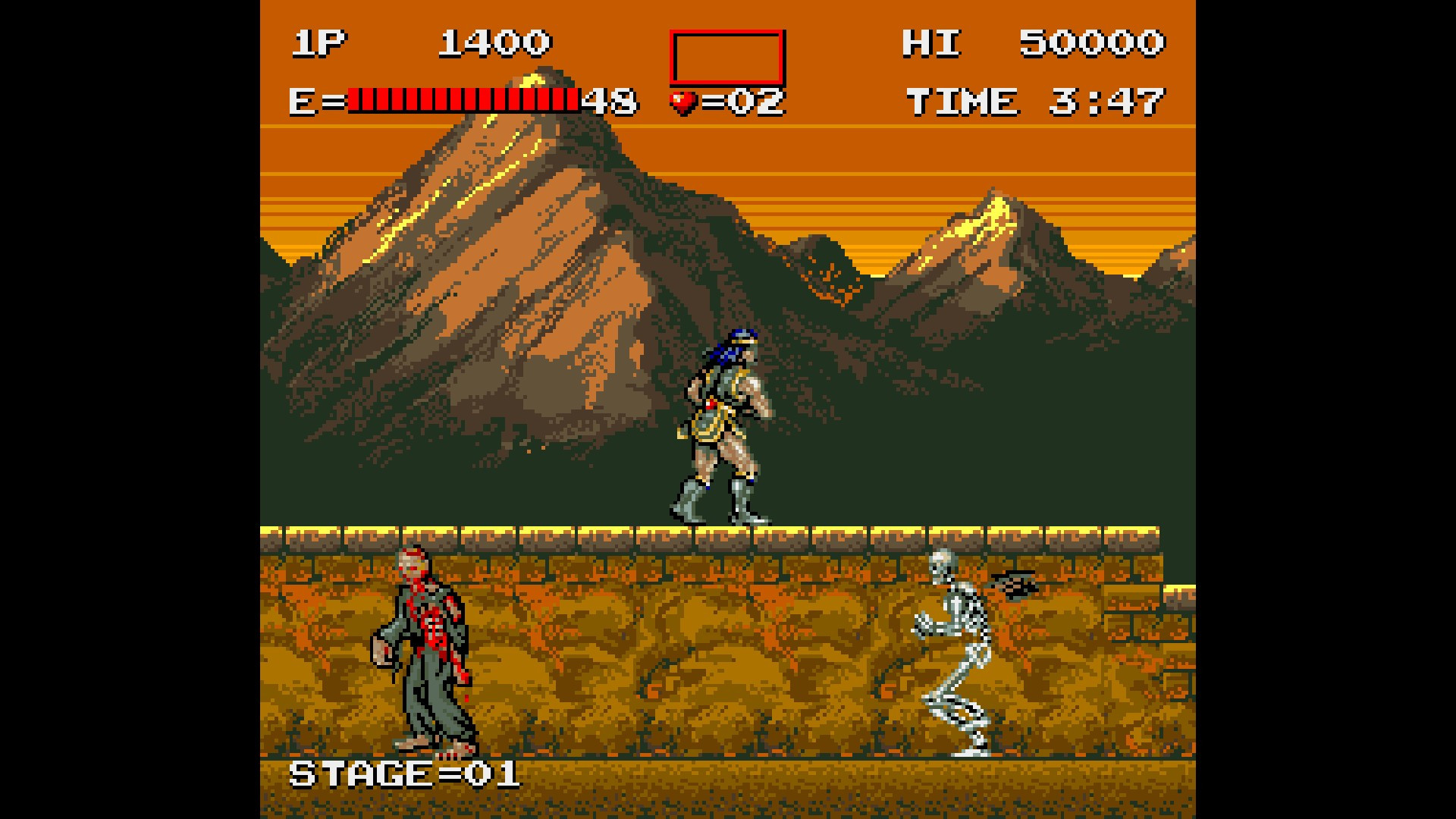 Screenshot of Haunted Castle (1988) for the Arcade