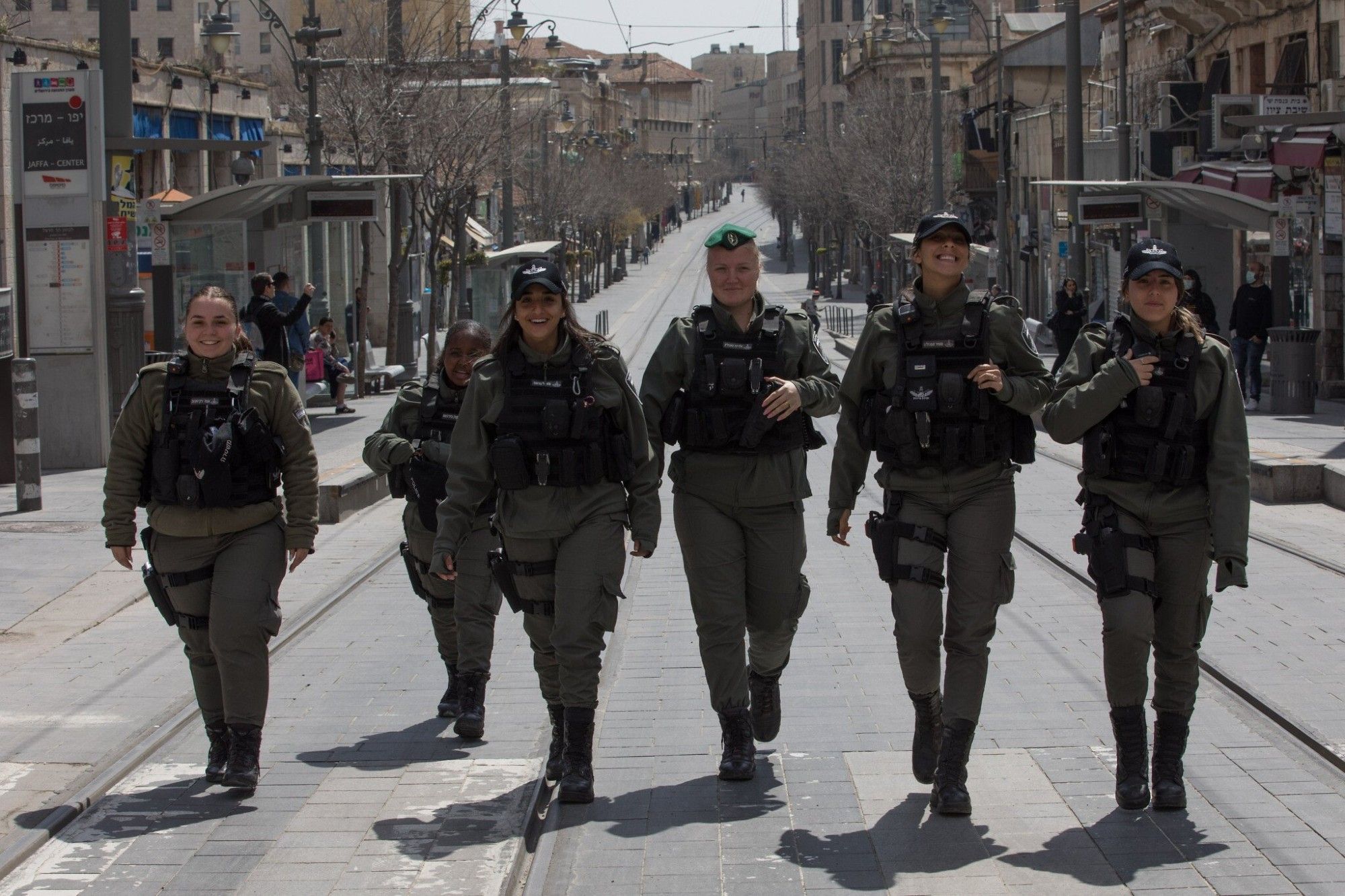 photo of the Shin Bet squad (Israeli secret service), infamous for mass kidnapping, torture and assassinations. Amnesty International has called for its dismantlement for DECADES. For the Olympics, these terrorists have been allowed to roam free in Paris "to protect Israeli athletes"