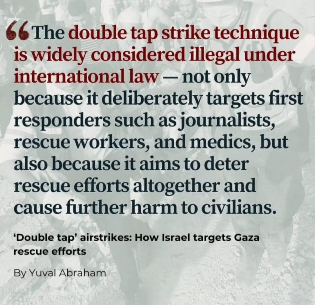 Double tap is illegal under international law.