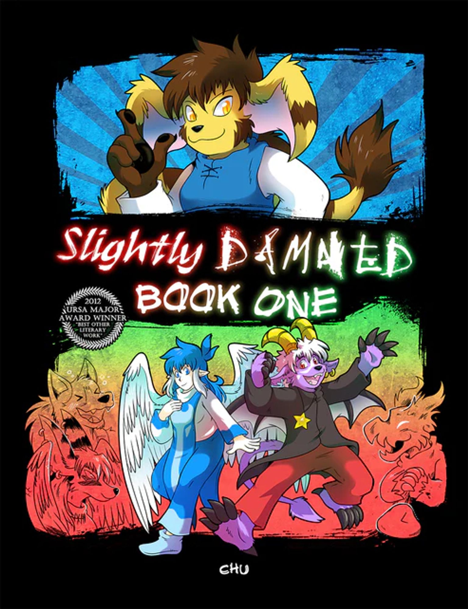 The cover of "Slightly Damned" Book #1