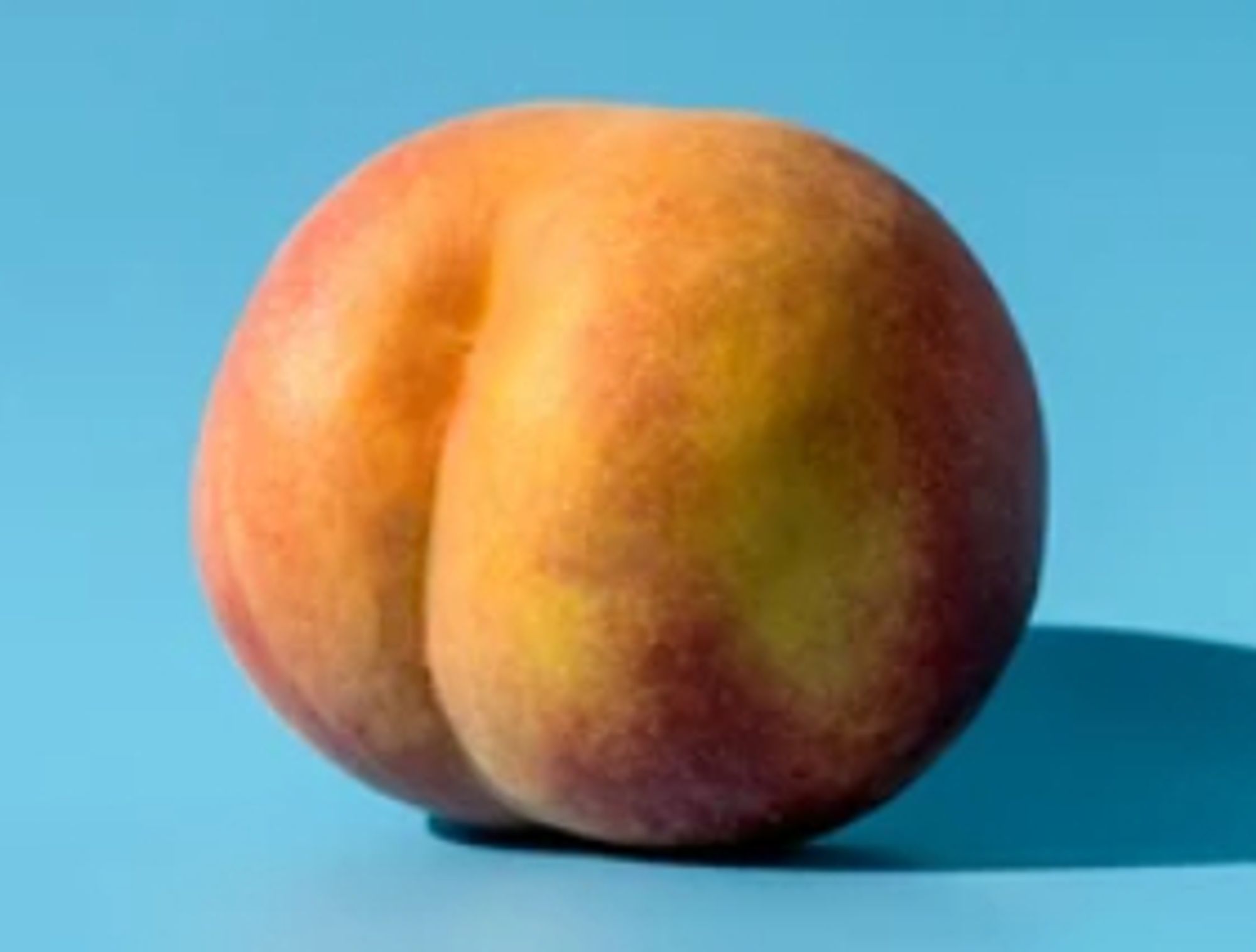 A peach that needs a thong.