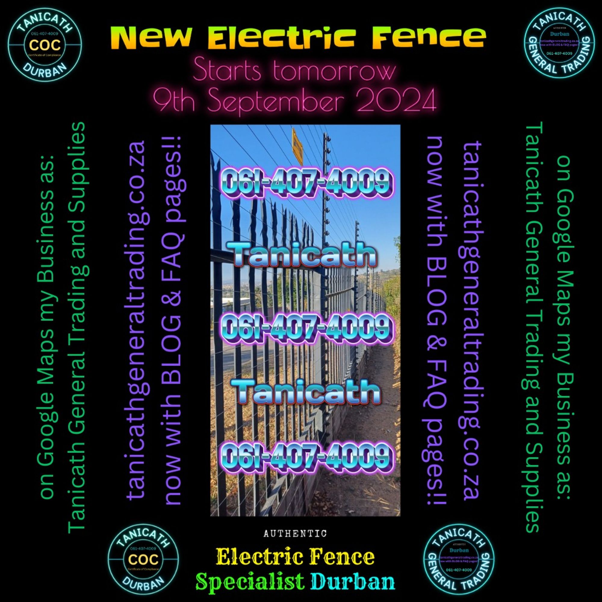 New Electric Fence 24 srands / wires begins today in Pinetown!
Exciting project with THREE designs incorporated into one fence!!! Monthly Maintenance to be provided as well.
#coc #securityfencing #electricfence #electricfences #electricfencing #electricfencespecialistdurban #monthly #maintenance #monthlymaintenance #certificateofcompliance #complient #allianc #durban #ballito #nearme #alarm #cctv #IDS #armedresponse #specialist #nemtek #jva #securitysuperstore #regal