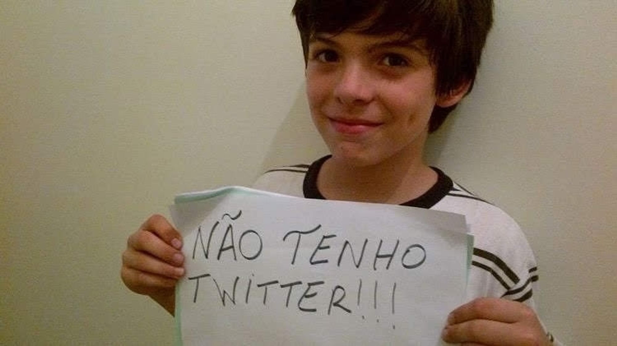 Não tenho Twitter!!!