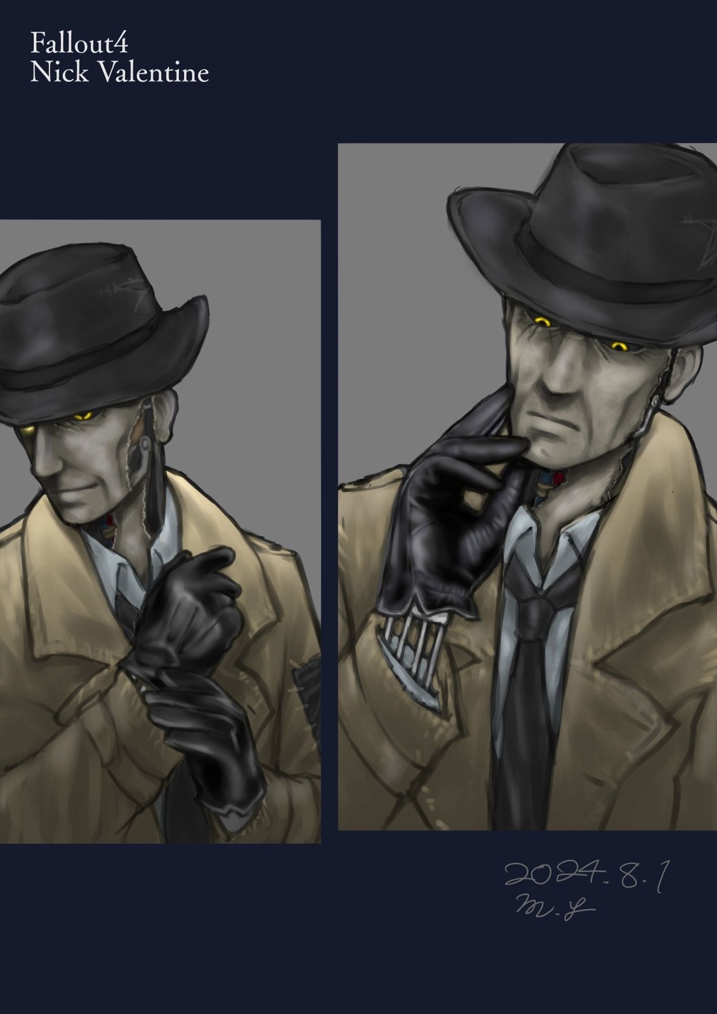 nick　valentine　color