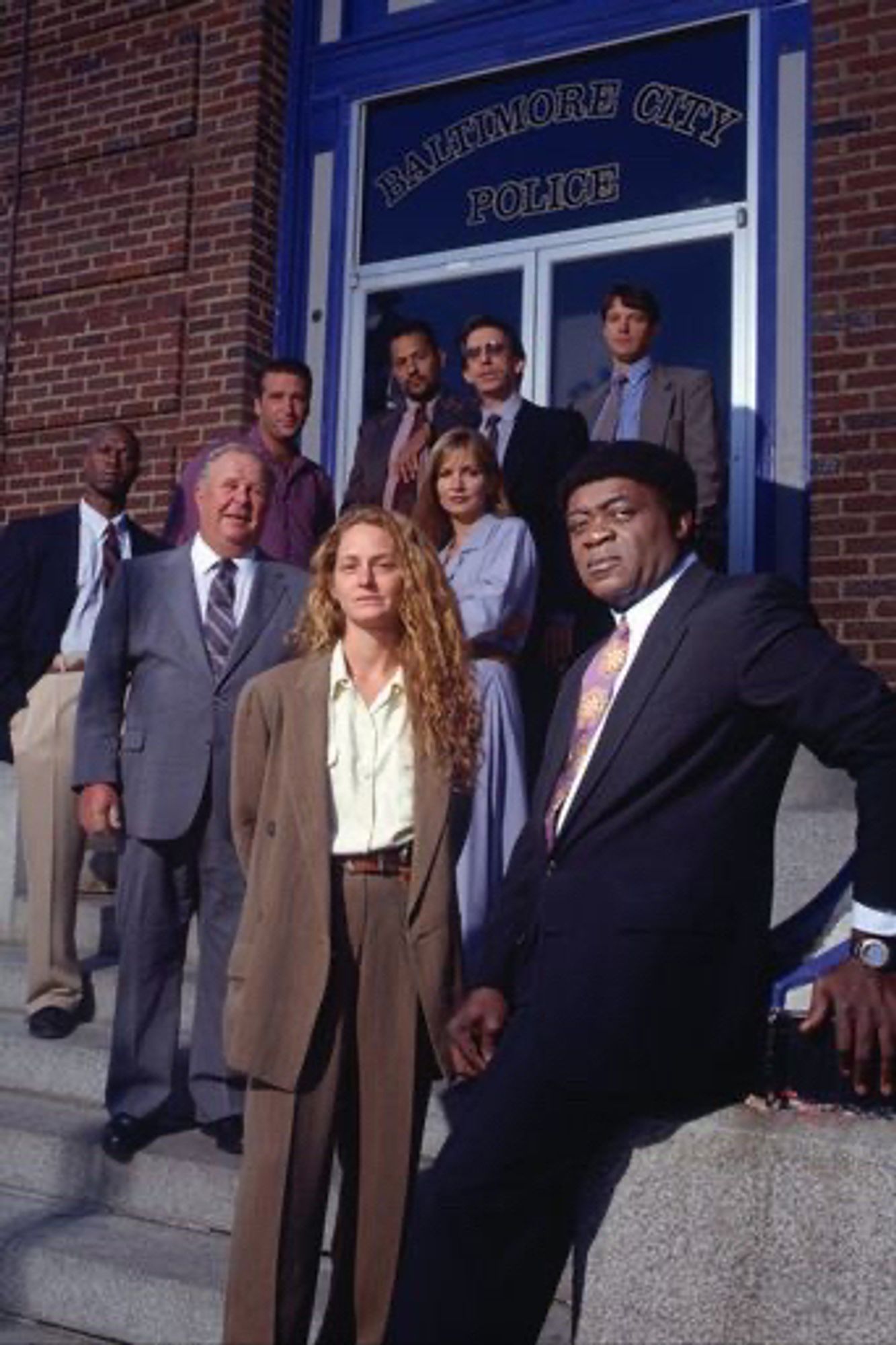 Publicity still for the first season of Homicide.