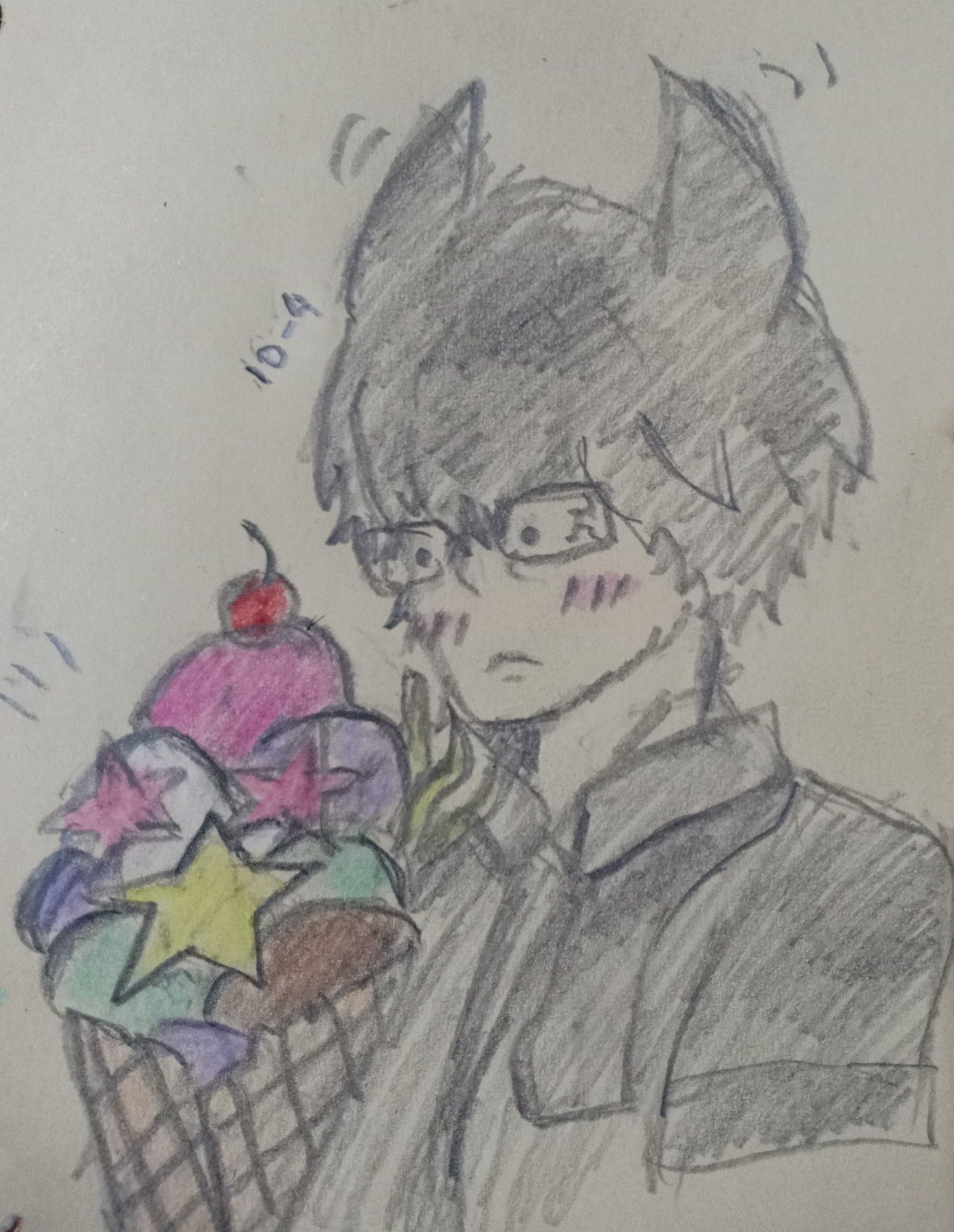 Koana flustered being offered Unlost World ice cream